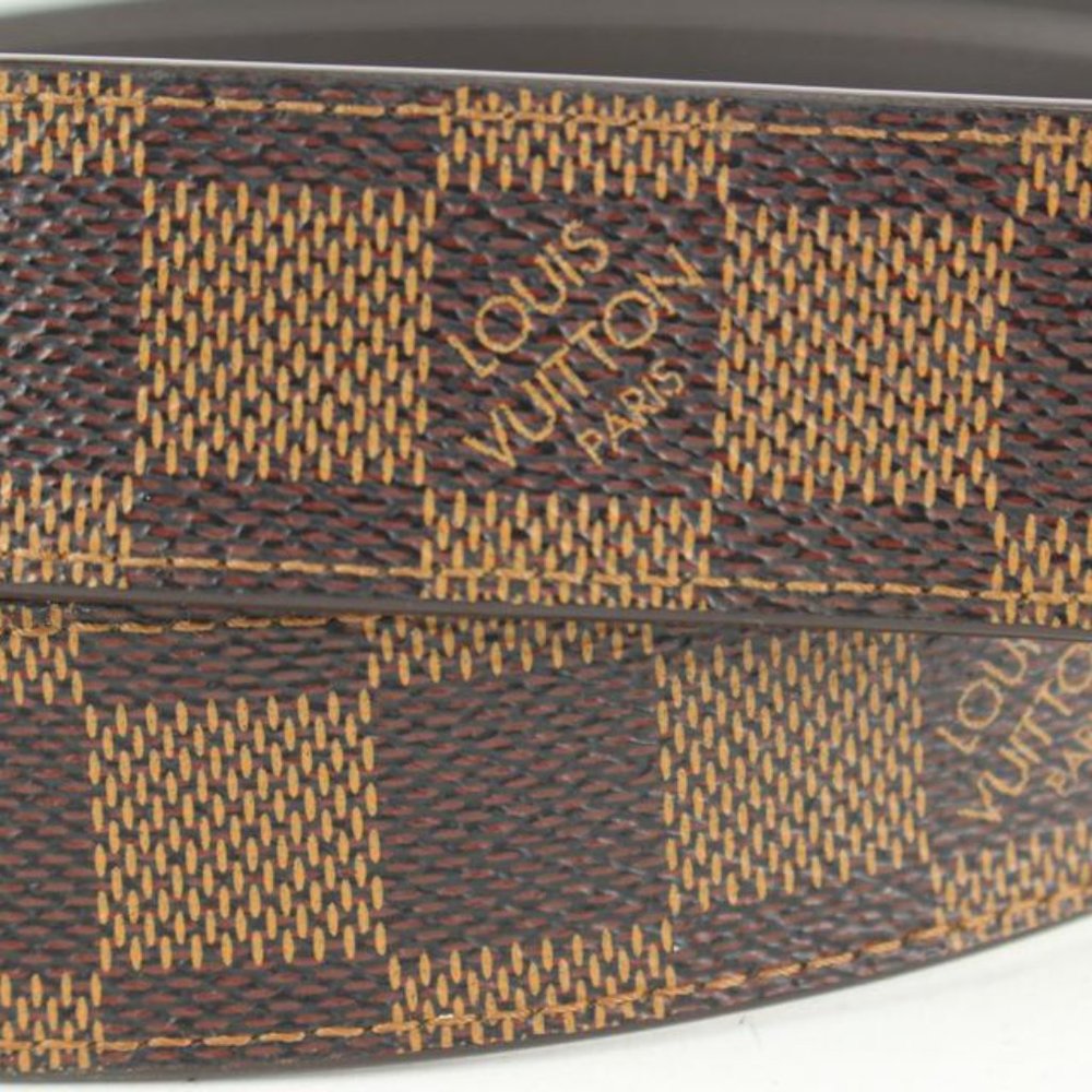 Louis Vuitton 90/36 Damier Ebene Belt 16lv31 - Picture 12 of 12